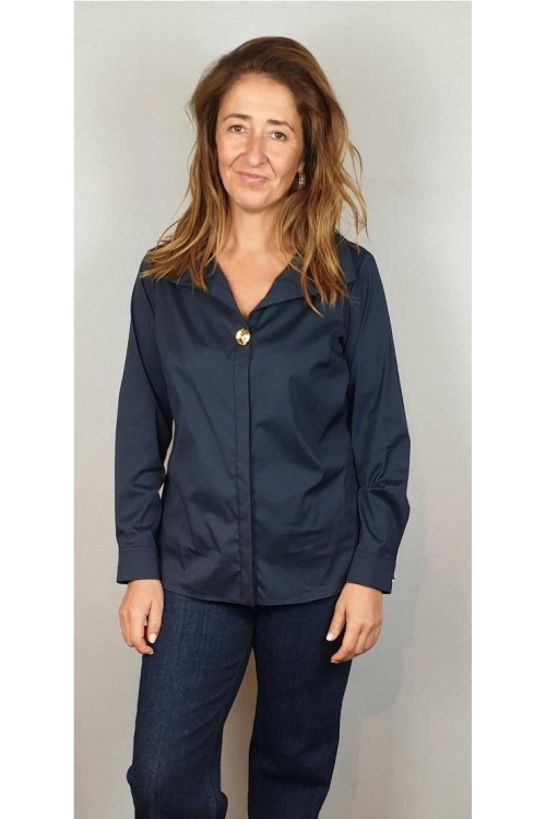 CAMISA LUIS CIVIT AZUL MARINO