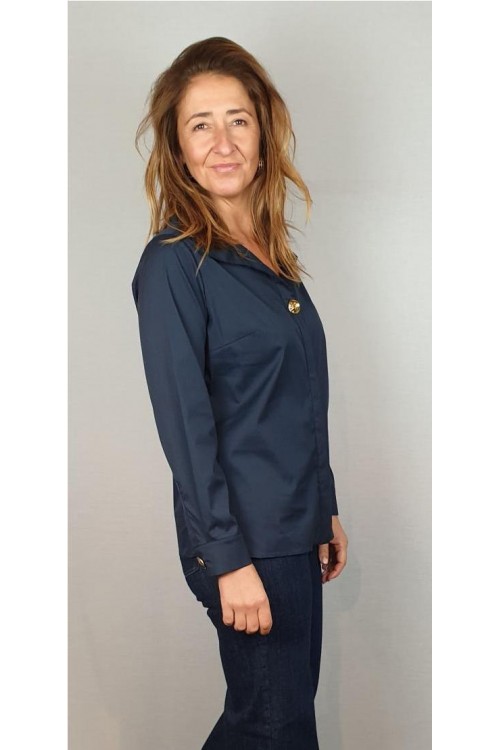 CAMISA LUIS CIVIT AZUL MARINO 2