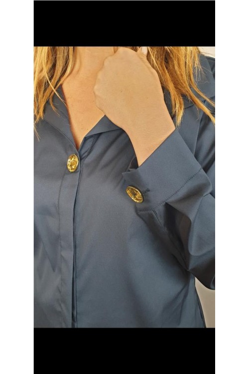 CAMISA LUIS CIVIT AZUL MARINO