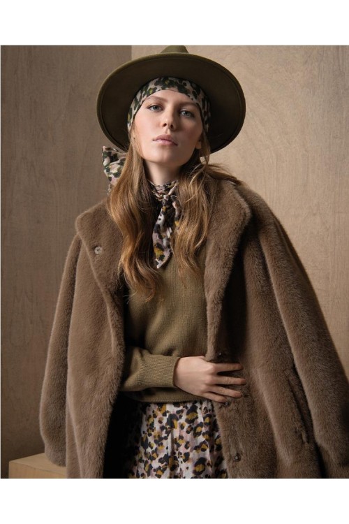 ABRIGO SURKANA MARRON