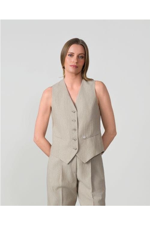 CHALECO ETIEM BEIGE