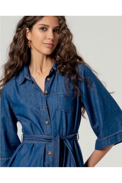 VESTIDO SURKANA AZUL