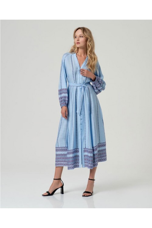 VESTIDO SURKANA AZUL