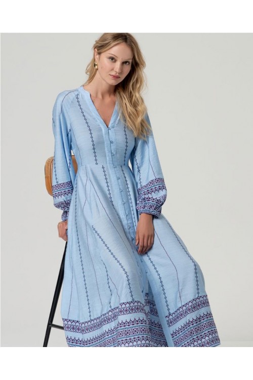 VESTIDO SURKANA AZUL