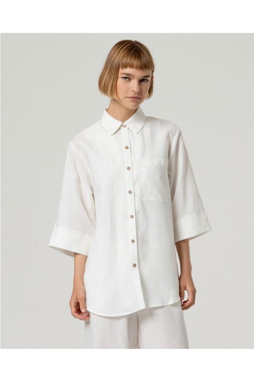 CAMISA SURKANA BLANCO