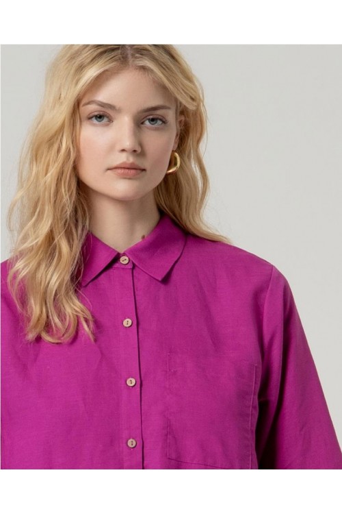 CAMISA SURKANA FUCSIA