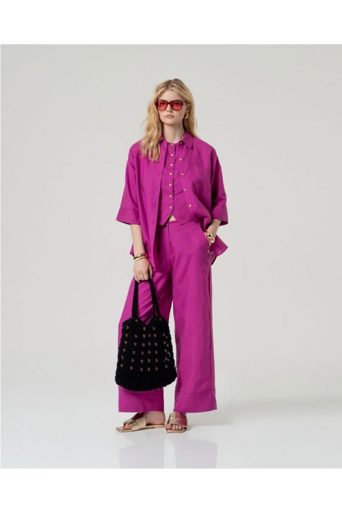 CAMISA SURKANA FUCSIA