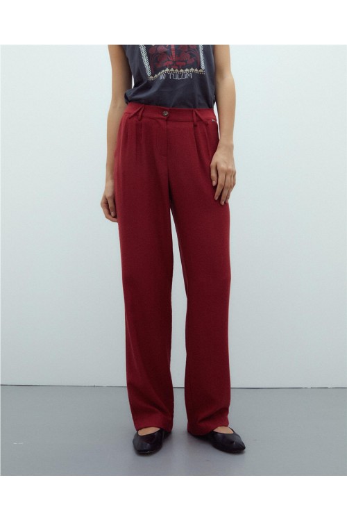 PANTALON ANDAM ROJO 2