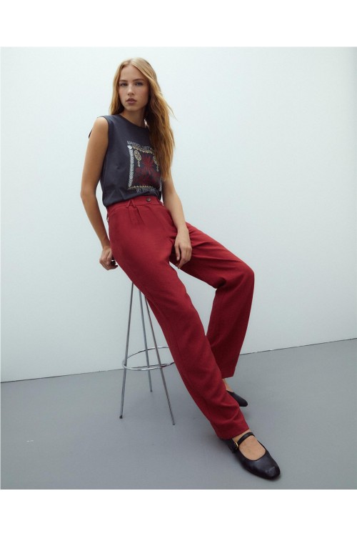 PANTALON ANDAM ROJO