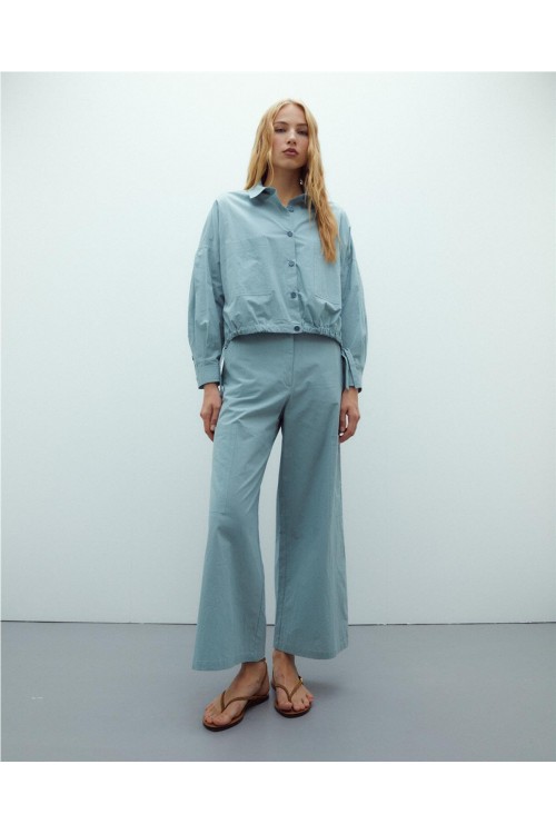 CHAQUETA ANDAM VERDE AGUA