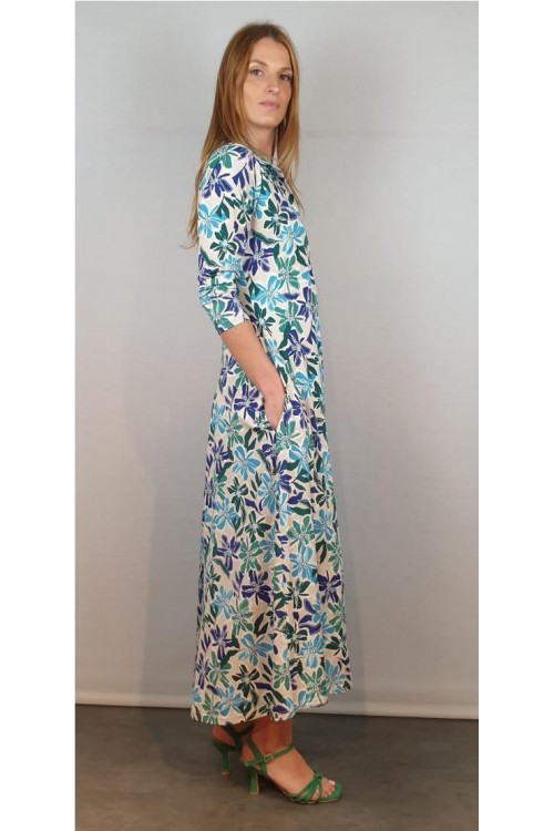 VESTIDO MISS ELEGANCE CELESTE