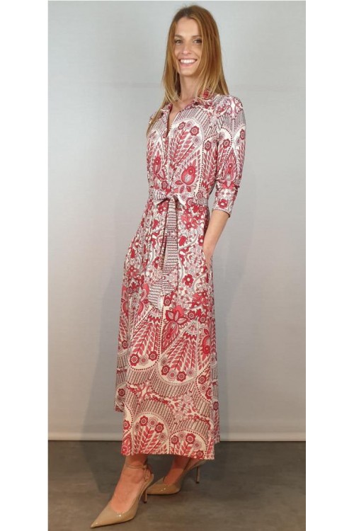 VESTIDO MISS ELEGANCE ROJO