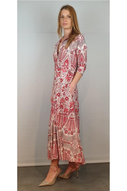 VESTIDO MISS ELEGANCE ROJO