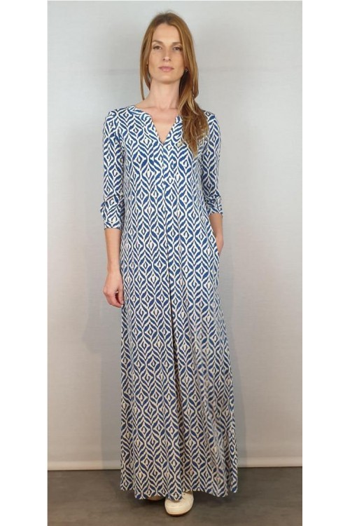 VESTIDO MISS ELEGANCE AZUL