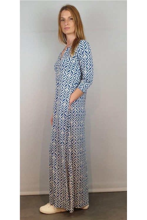 VESTIDO MISS ELEGANCE AZUL