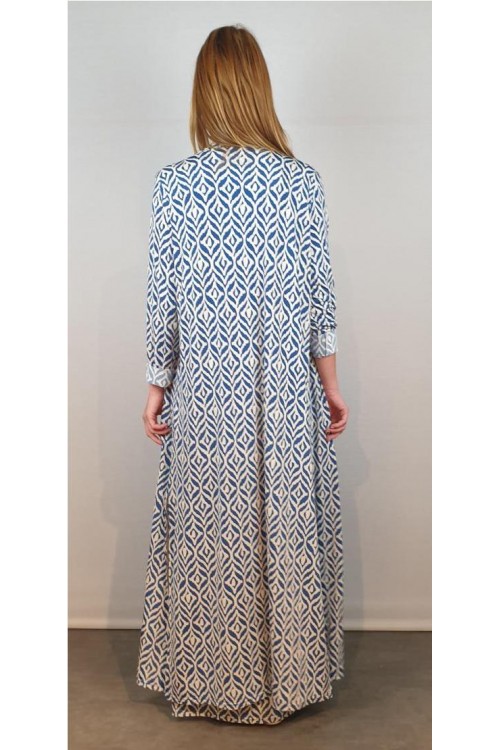 VESTIDO MISS ELEGANCE AZUL