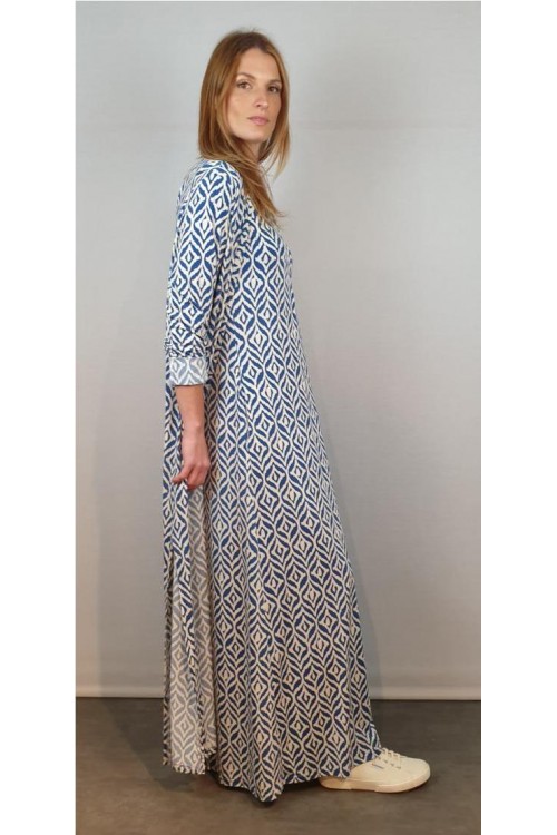 VESTIDO MISS ELEGANCE AZUL