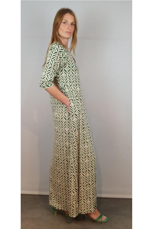 VESTIDO MISS ELEGANCE KAKI 2