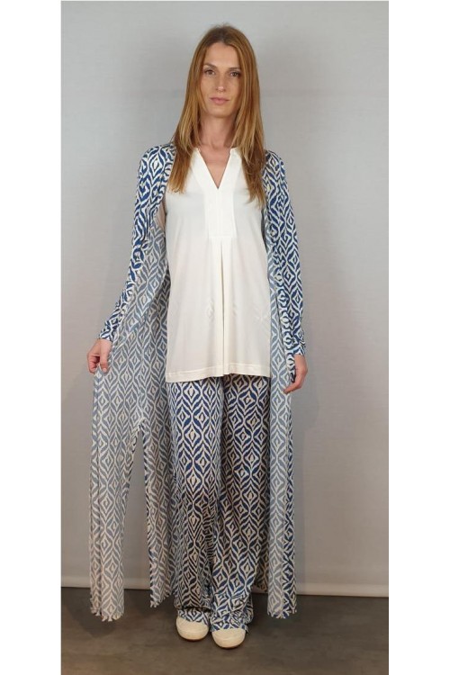 CAFTAN MISS ELEGANCE AZUL