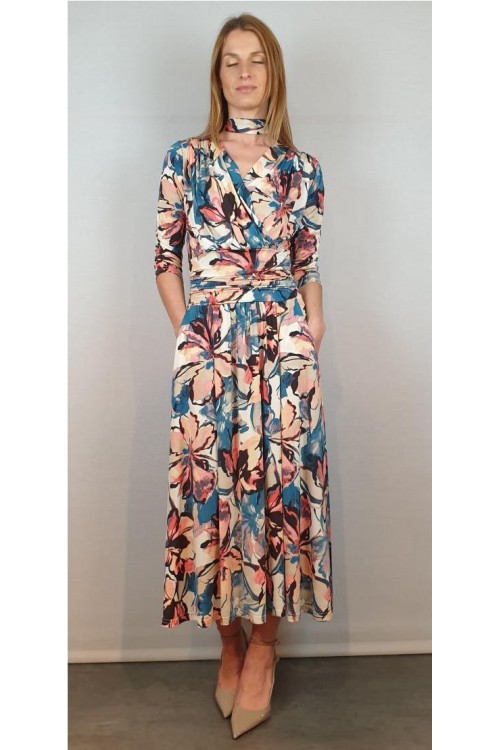 VESTIDO MISS ELEGANCE AZUL