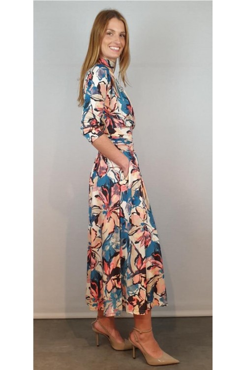 VESTIDO MISS ELEGANCE AZUL