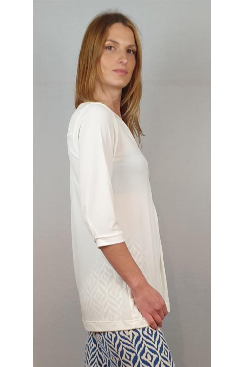 CAMISETA MISS ELEGANCE BLANCO 2