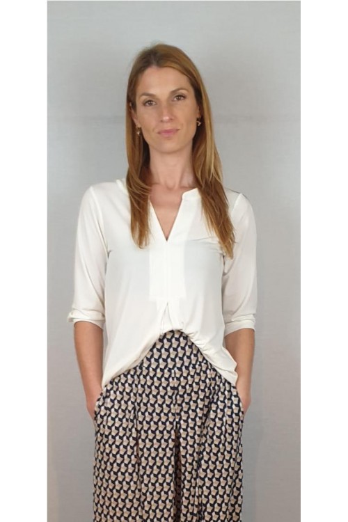 CAMISETA MISS ELEGANCE BLANCO