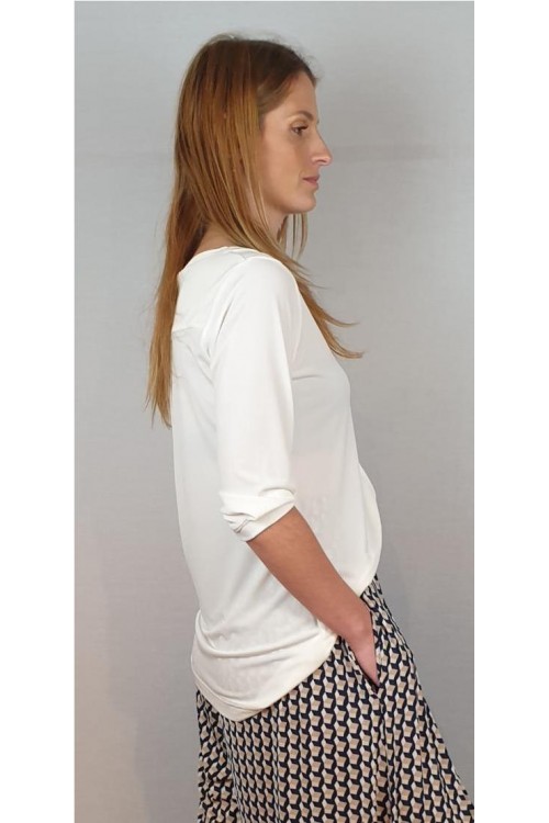 CAMISETA MISS ELEGANCE BLANCO