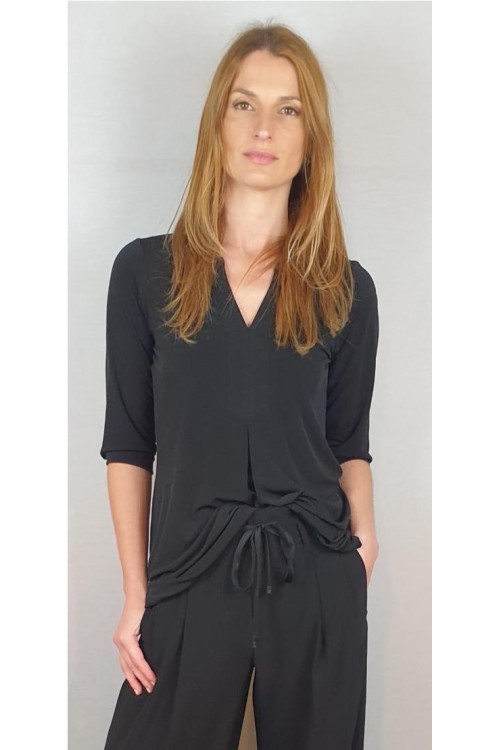 CAMISETA MISS ELEGANCE NEGRO