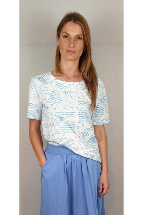 CAMISETA LEO&UGO AZUL