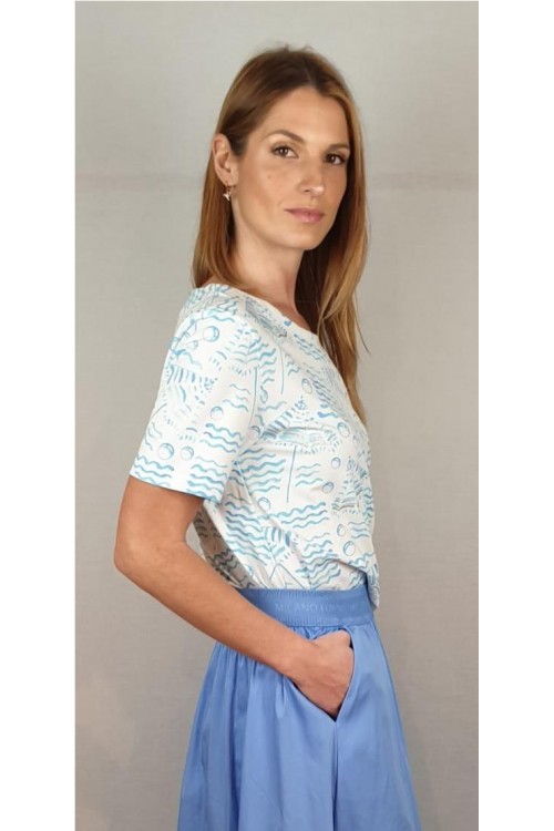 CAMISETA LEO&UGO AZUL 2