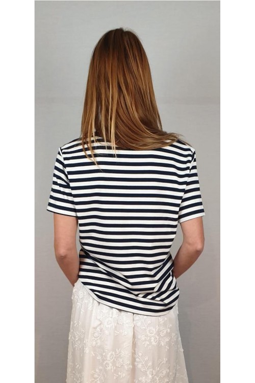 CAMISETA LEO&UGO AZUL MARINO