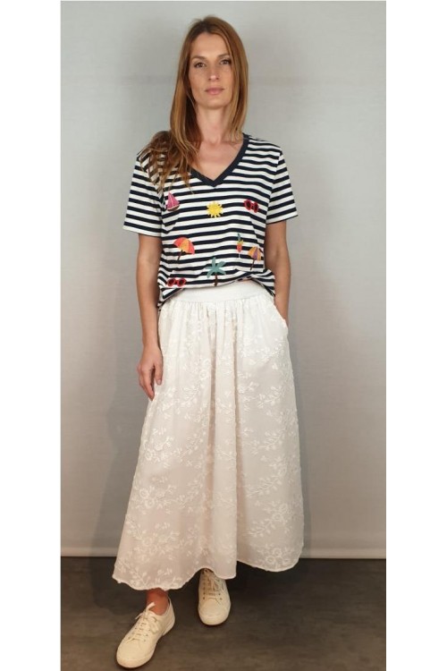 CAMISETA LEO&UGO AZUL MARINO