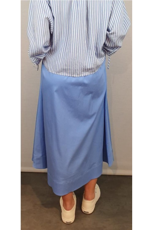 FALDA MILANO CELESTE